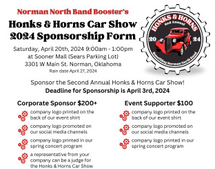 View Honks & Horns Sponsorship Form.